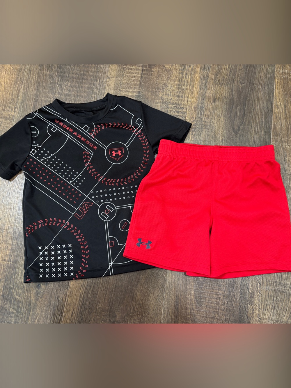 Under Armour Red Performance Men's Shorts